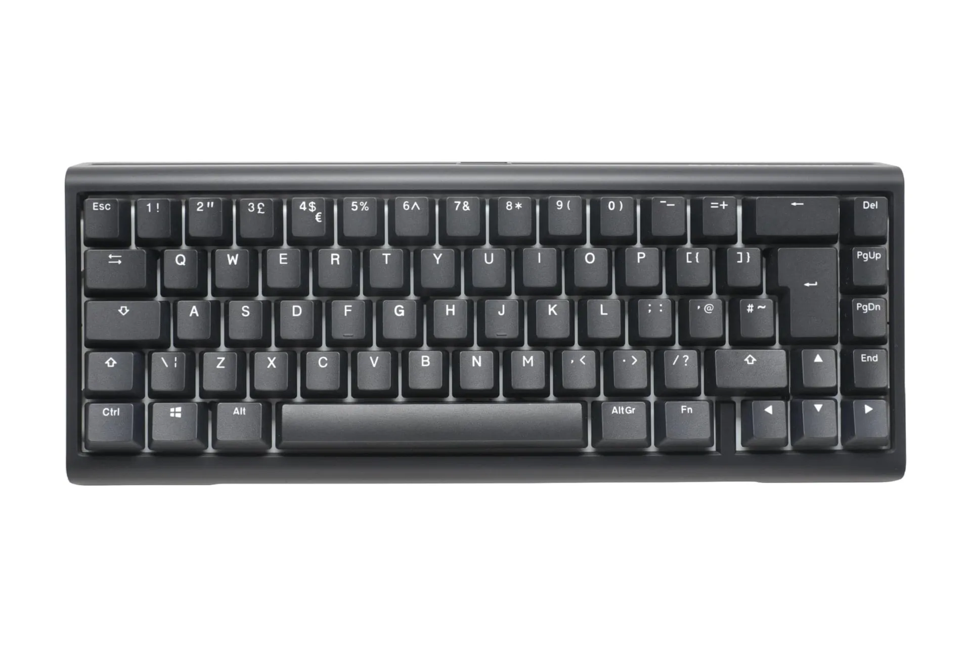 Ducky One 3 Classic Black/White TKL 80% Gaming Keyboard - Cherry Red