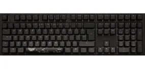 Ducky Shine 7 Pbt Gaming Keyboard - Mx-Silent Red (Us), Rgb Led, Blackout