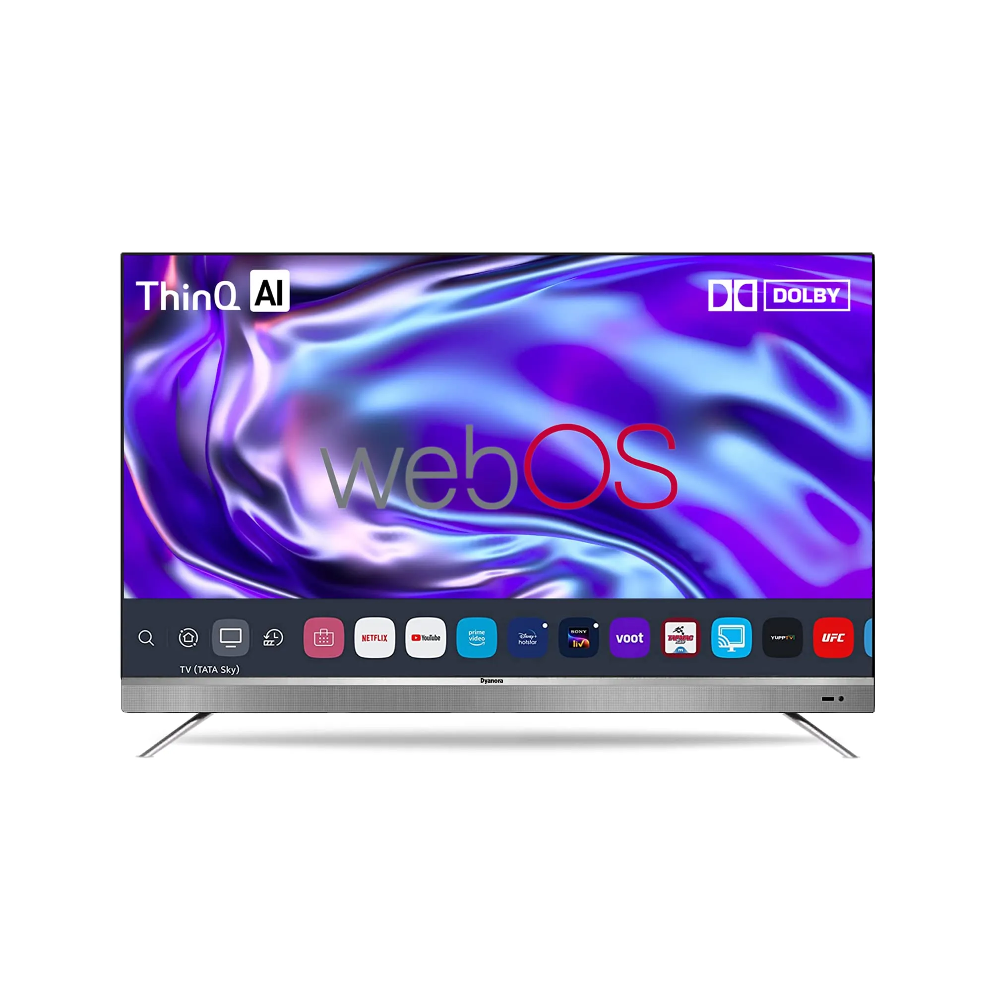 Dyanora 109 cm (43 inch) Ultra HD (4K) LED Smart WebOS LED TV with HDR 10, Micro Dimming, Noise Reduction, Dolby Surround Sound | IPS Display (DY-LD43U1S)