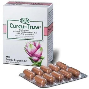 Dyspeptic symptoms, curcuma, bile duct system, CURCU TRUW hard capsules