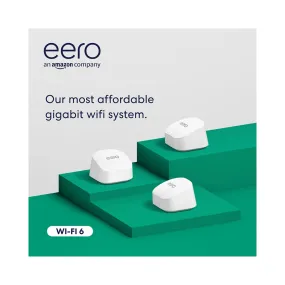 eero 6  mesh Wi-Fi system, Coverage up to 4,500 sq. ft