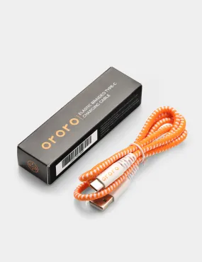 Elastic Braided Type-C Charging Cable