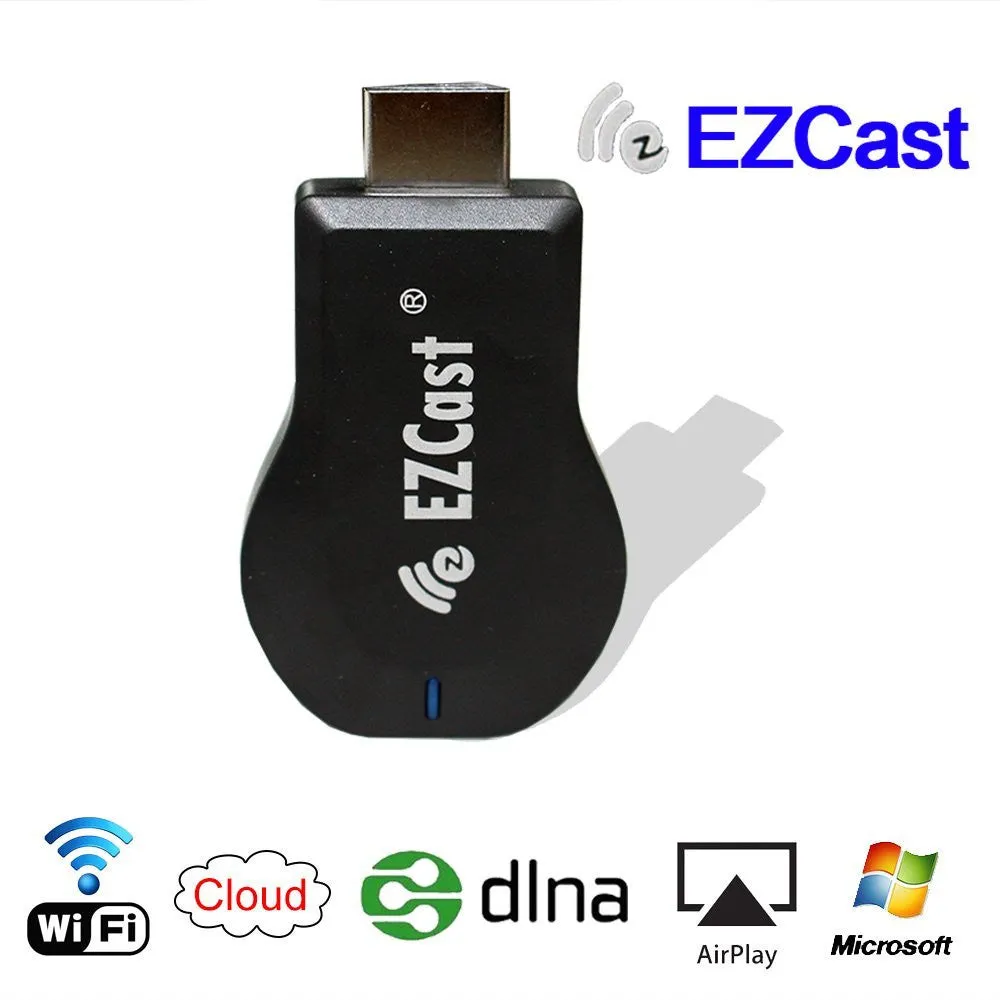 EZ Cast M2 Display Mirroring Miracast HDMI TV Dongle WiFi DLNA Multi-Media Display Receiver Dongle - Black