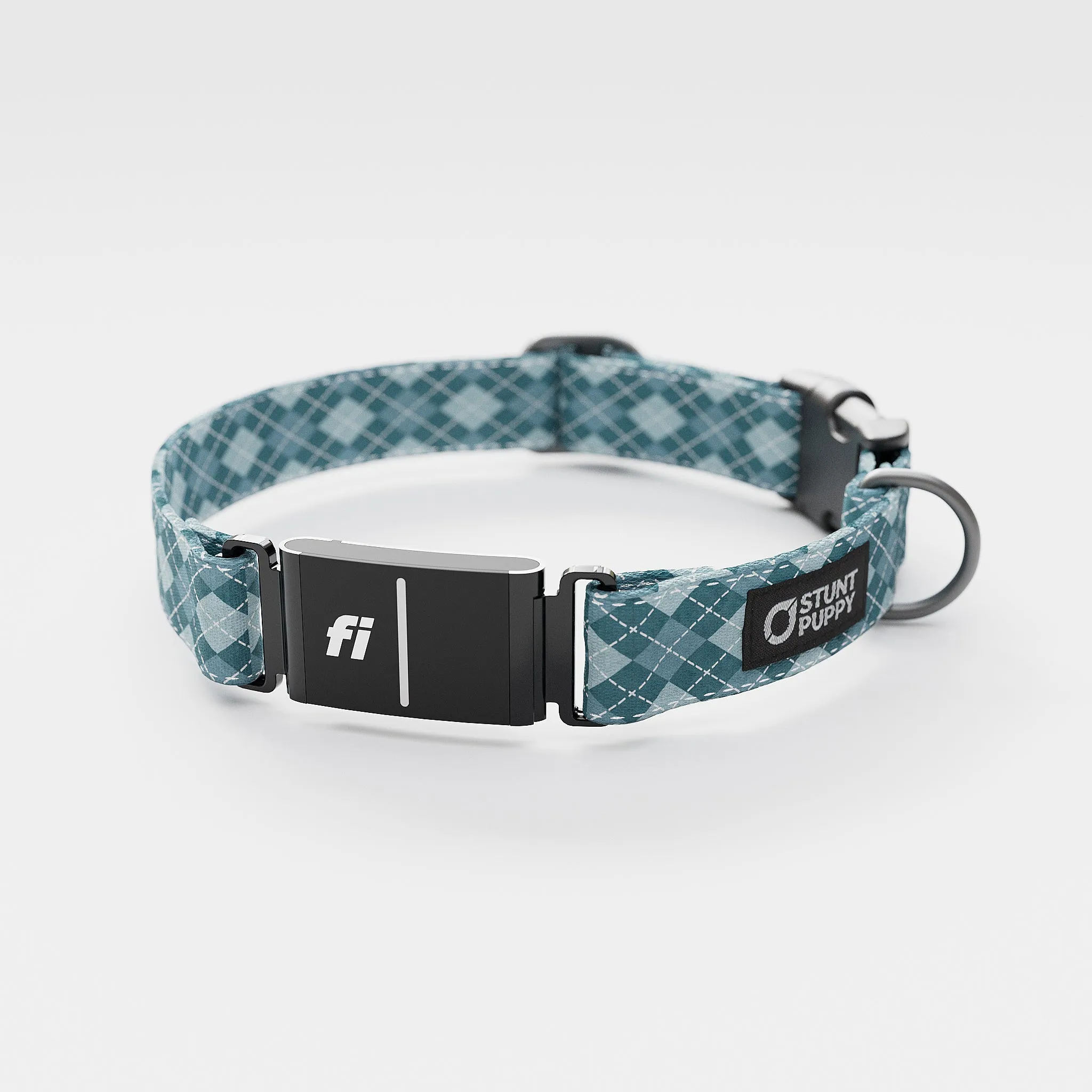 Fi GPS Included Argyle Wildberry Everyday Collar (6 month subscription)