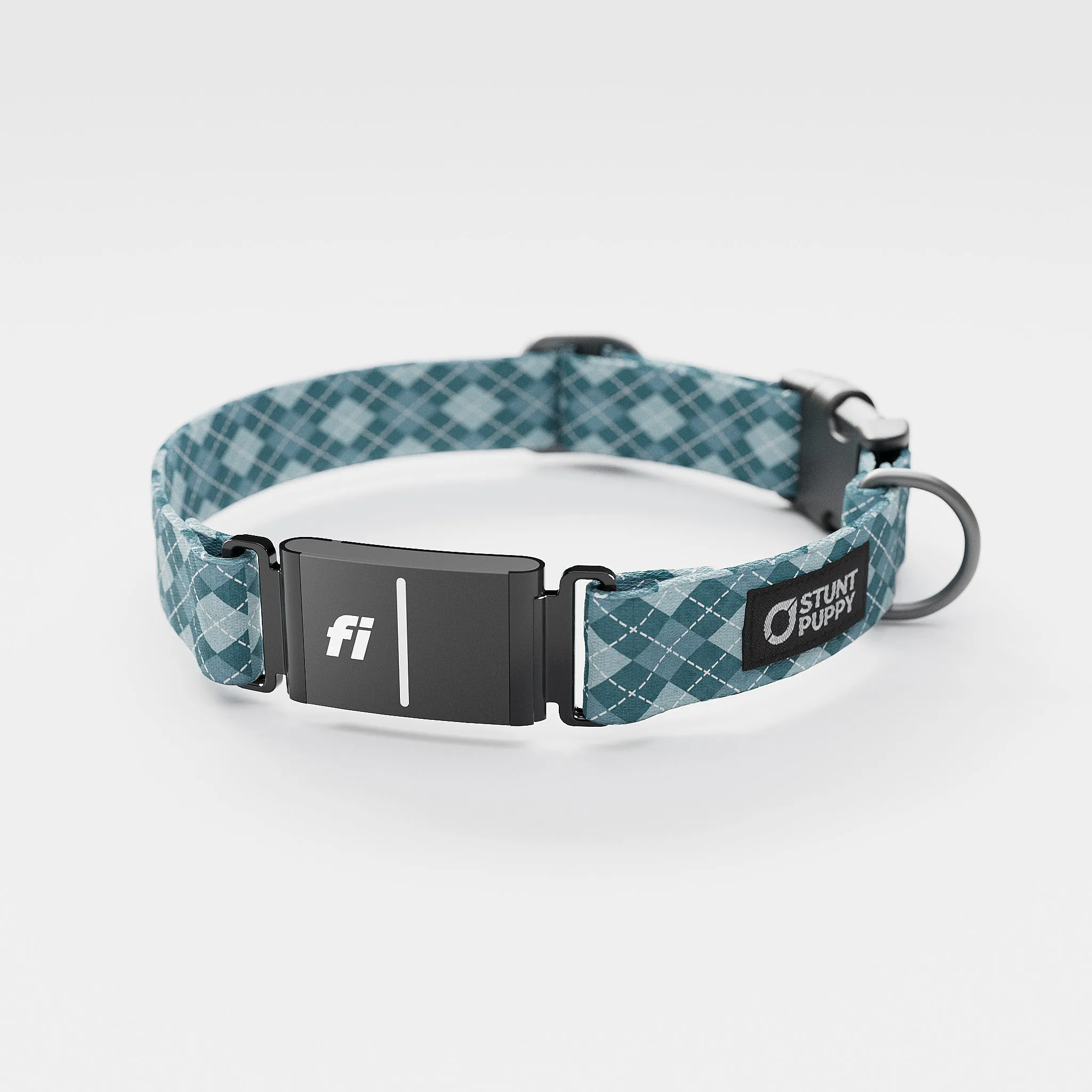 Fi GPS Included Argyle Wildberry Everyday Collar (6 month subscription)