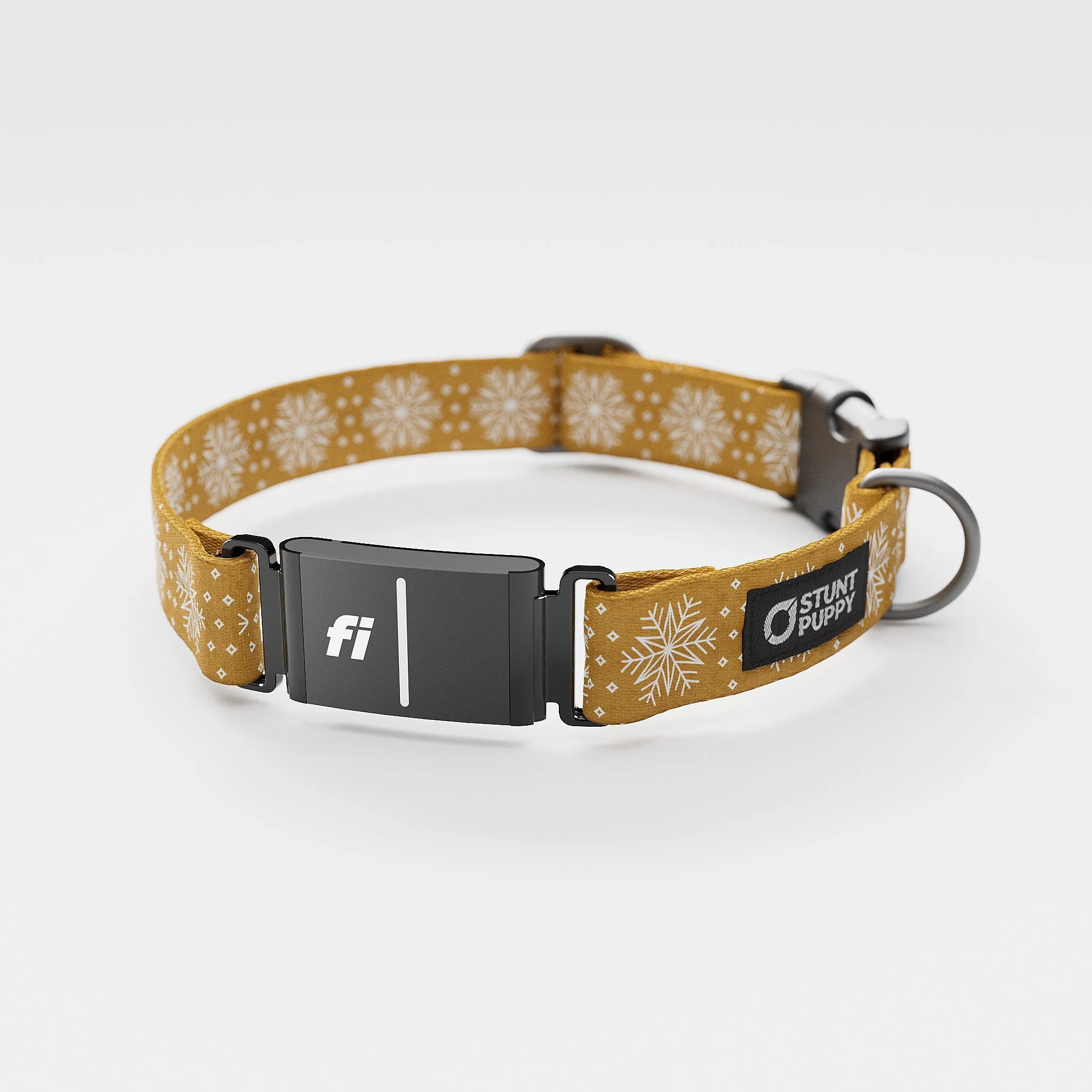 Fi GPS Included Holiday Gold Flake Everyday Collar (6 month subscription)