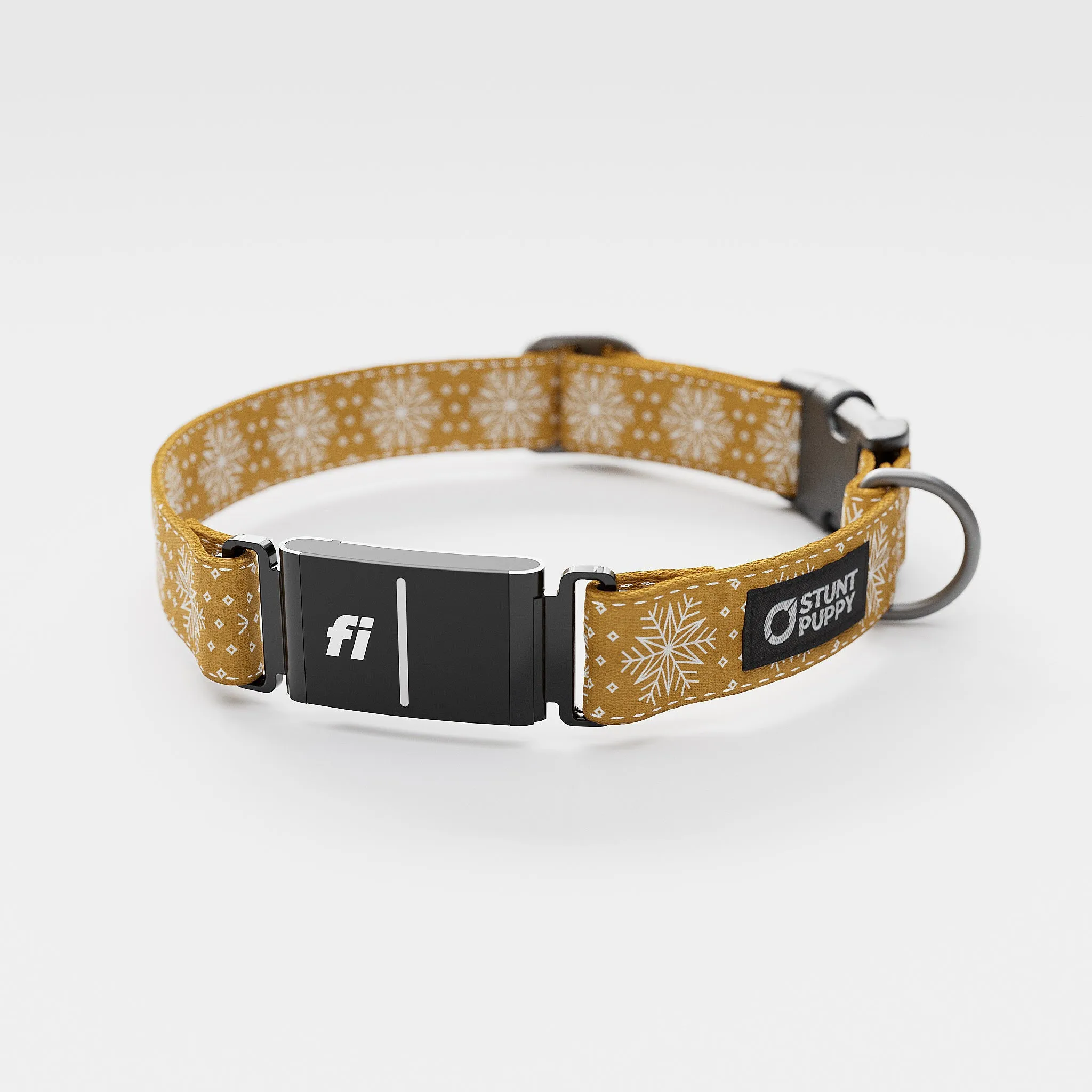 Fi GPS Included Holiday Gold Flake Everyday Collar (6 month subscription)