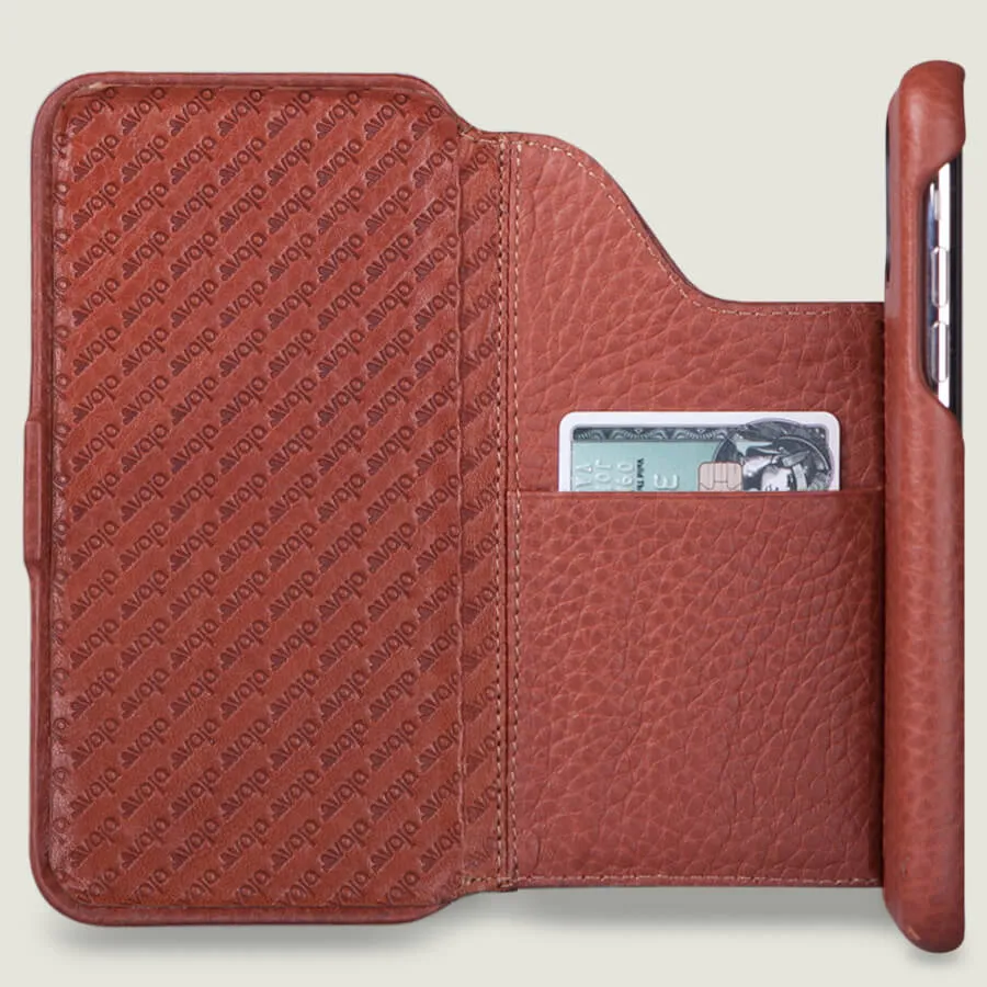 Folio Stand iPhone 11 Pro Max wallet leather case