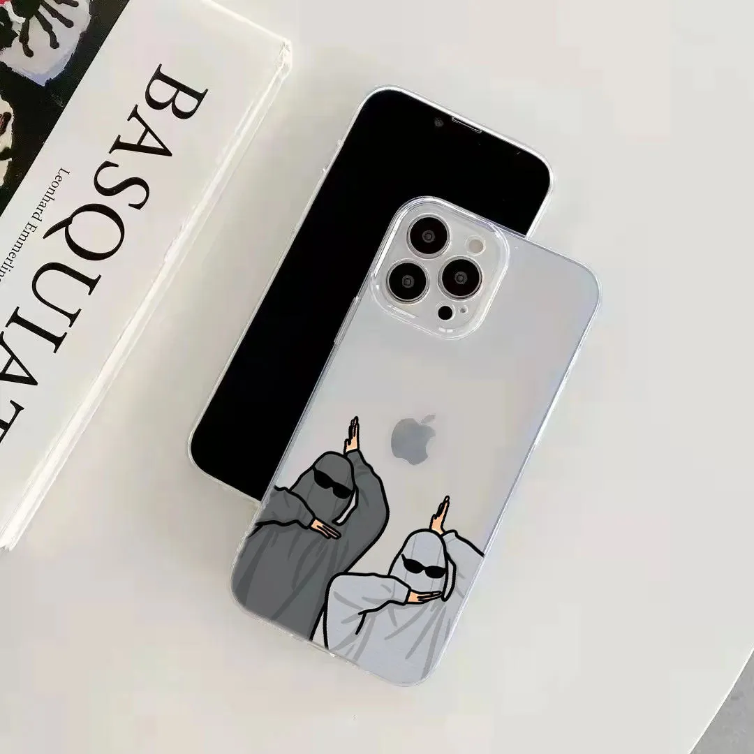 Funny Guys Printed Silicone case