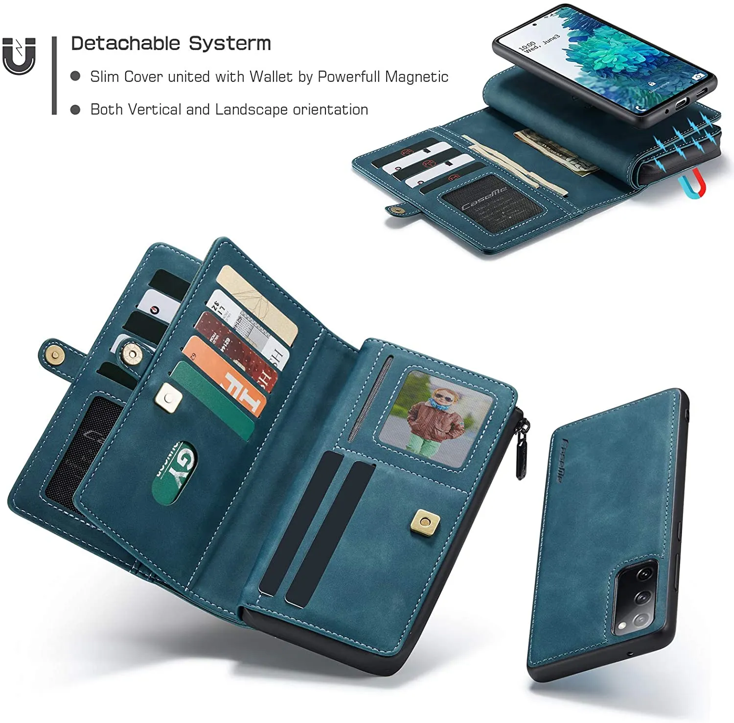 Galaxy S21 Ultra Wallet Case | S21 Ultra Leather Wallet Case