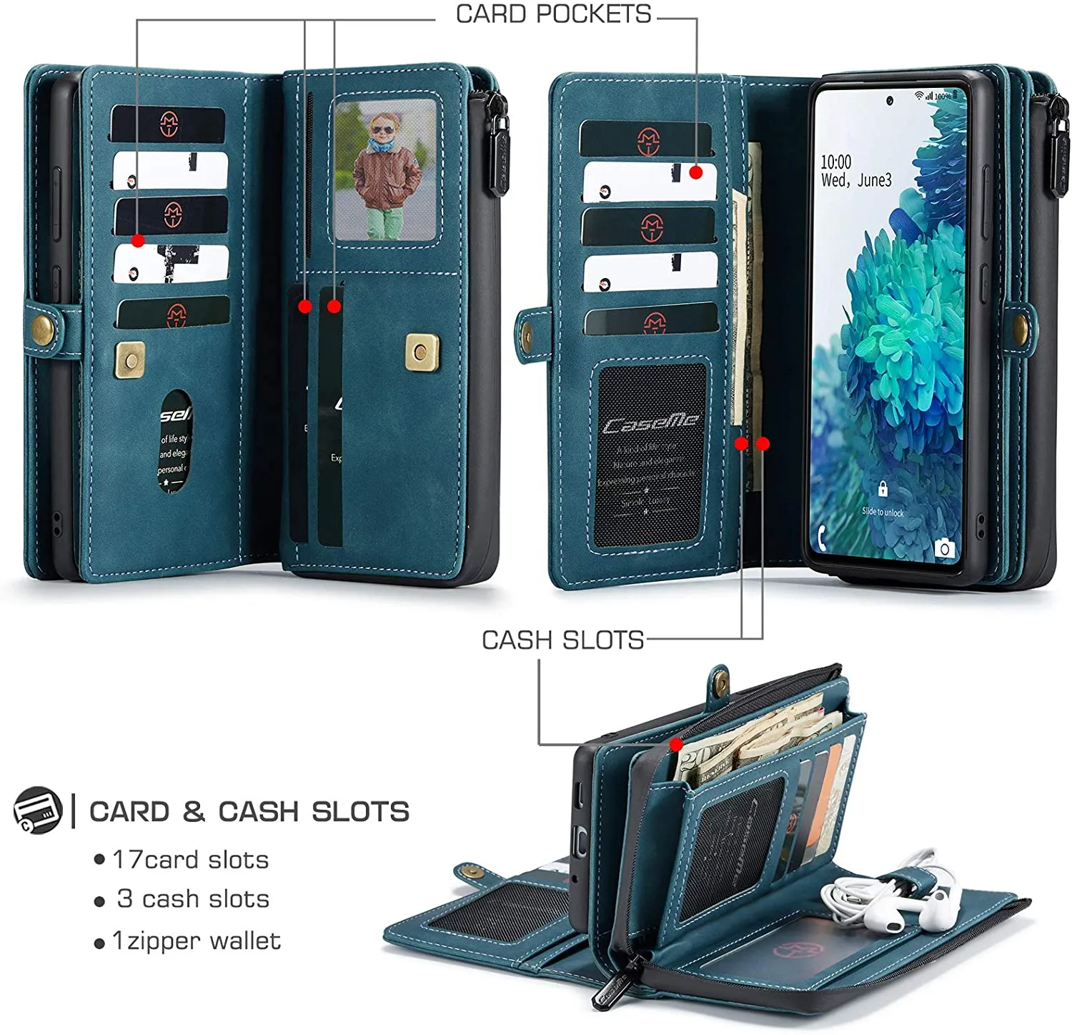 Galaxy S21 Ultra Wallet Case | S21 Ultra Leather Wallet Case