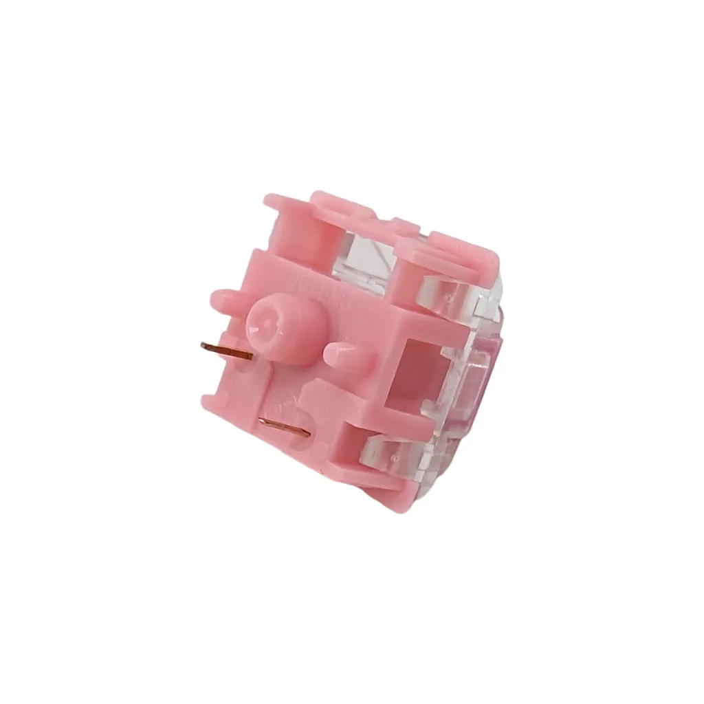 Gazzew Boba Gum Pink Silent Linear Switches RGB