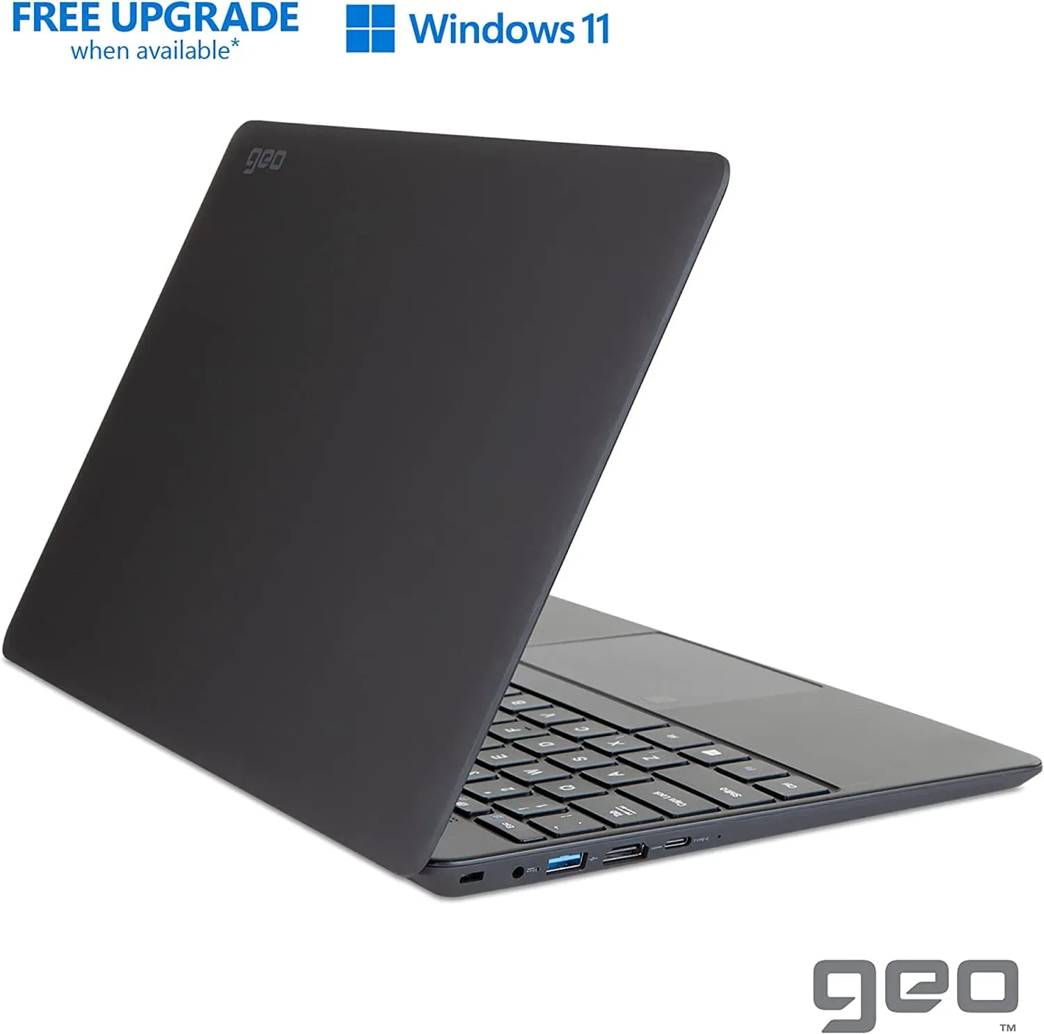 GEO Infinity GeoBook 540 14"- inch FHD Intel Core i5-10210U, 8GB RAM, 256GB SSD Fingerprint Reader - Black