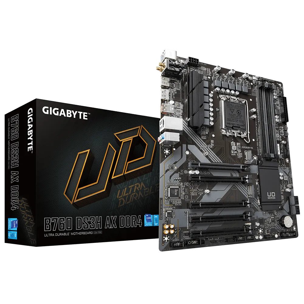 Gigabyte B760 DS3H AX DDR4 LGA 1700 ATX Motherboard