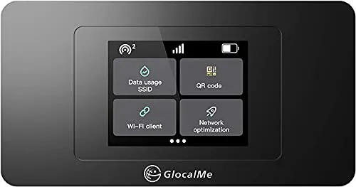 GlocalMe 4G LTE Mobile Hotspot Device, Wireless WiFi for Home or Travel