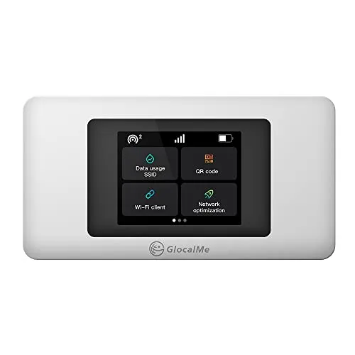 GlocalMe 4G LTE Mobile Hotspot Device, Wireless WiFi for Home or Travel