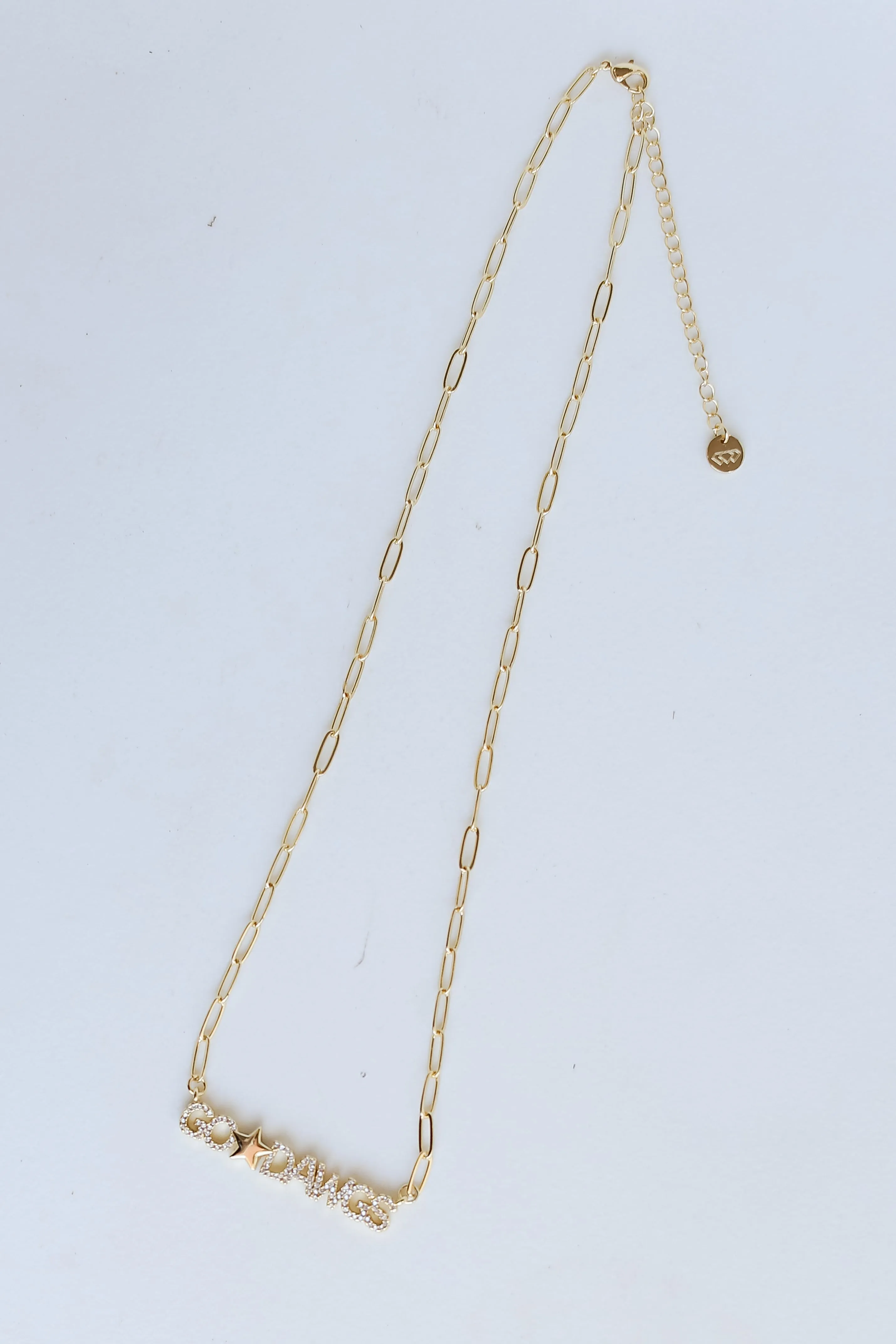 Gold Go Dawgs Necklace