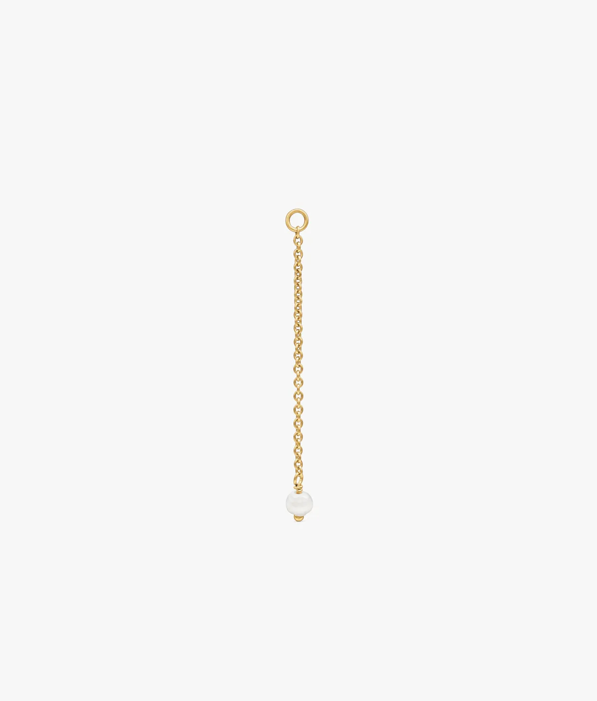 Gold Plated Chain with Small Recycled Pearl Extender