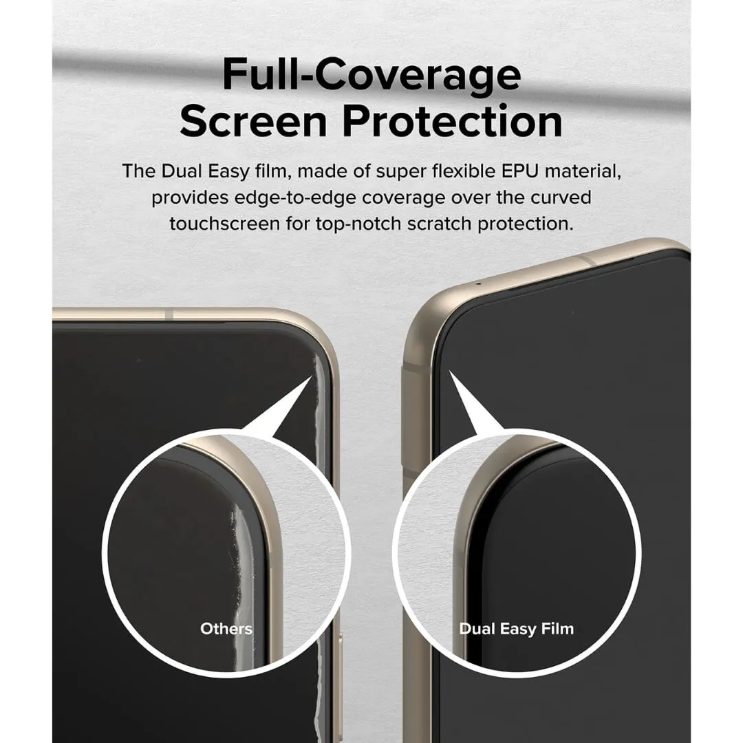 Google Pixel 8a Dual Easy Film Screen Protector 2 Pack By Ringke