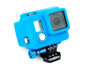 GoPro Silicone Case Cover for Hero 3  / Hero 3 Plus Camera - Blue