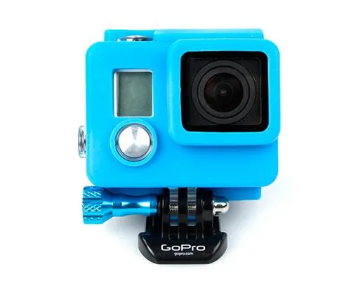 GoPro Silicone Case Cover for Hero 3  / Hero 3 Plus Camera - Blue