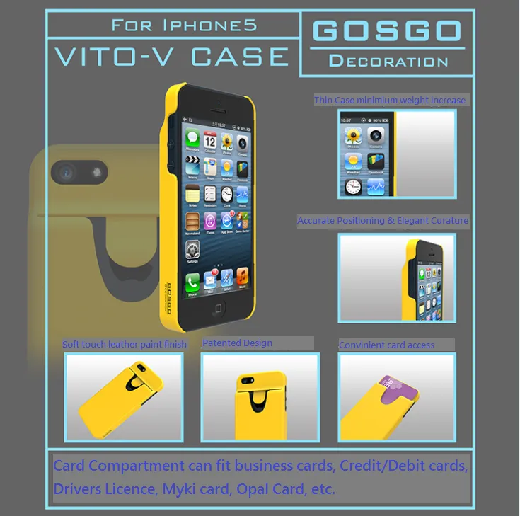 Gosgo Vito V Pure Series case for iPhone5/5S/5SE