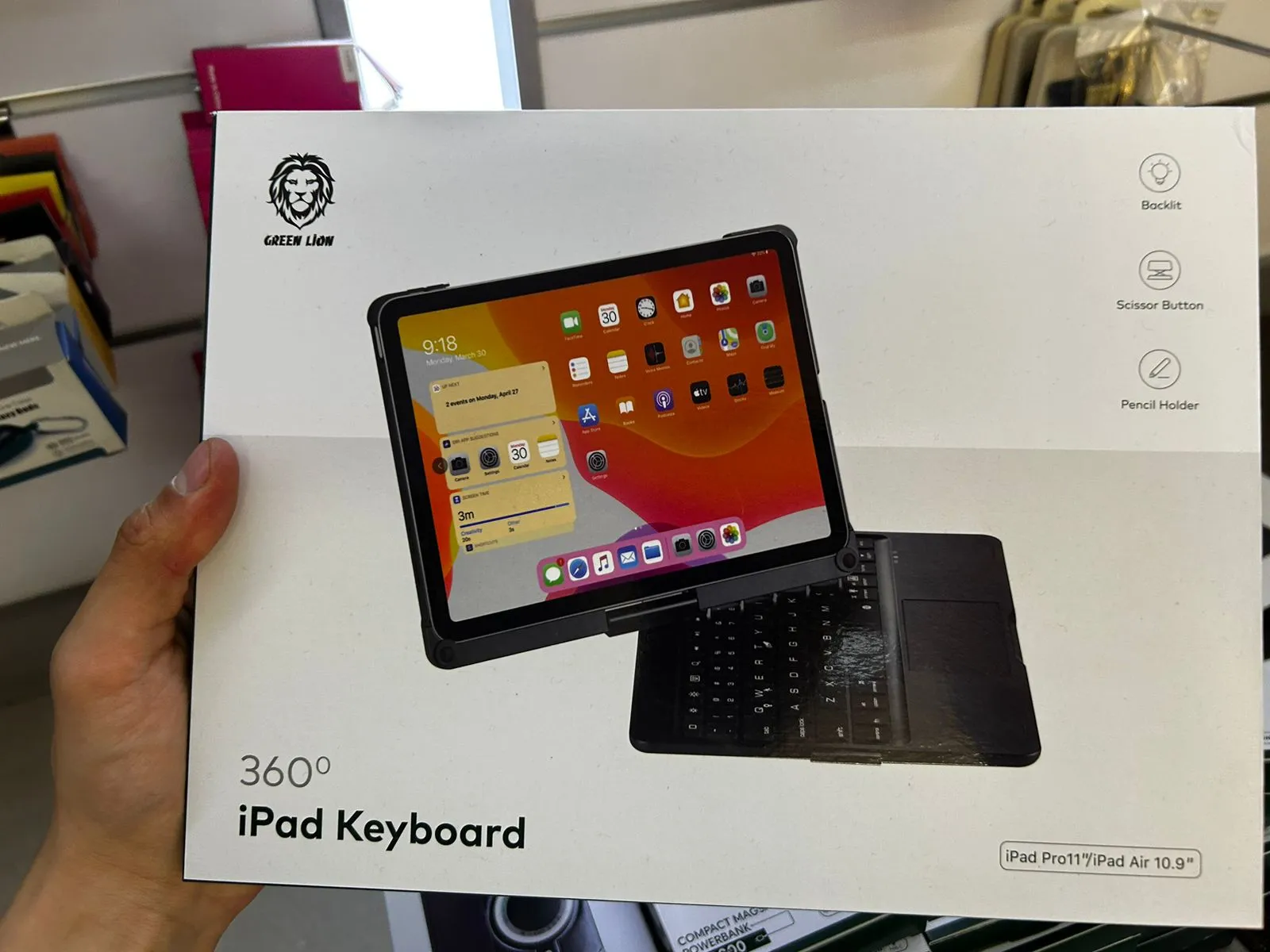 GREEN LION 360 IPAD KEYBOARD