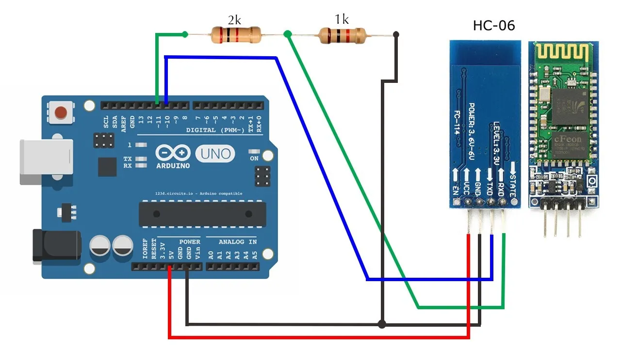 HC 06 4pin Bluetooth Module (Slave) No Button