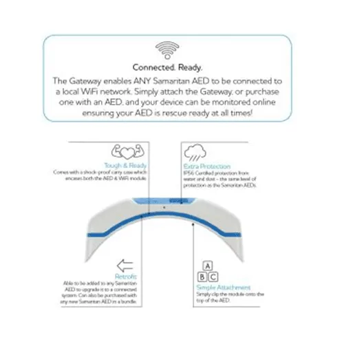 HEARTSINE Samaritan AED Defibrillator Gateway Wi-Fi Module 350P 360P 500P