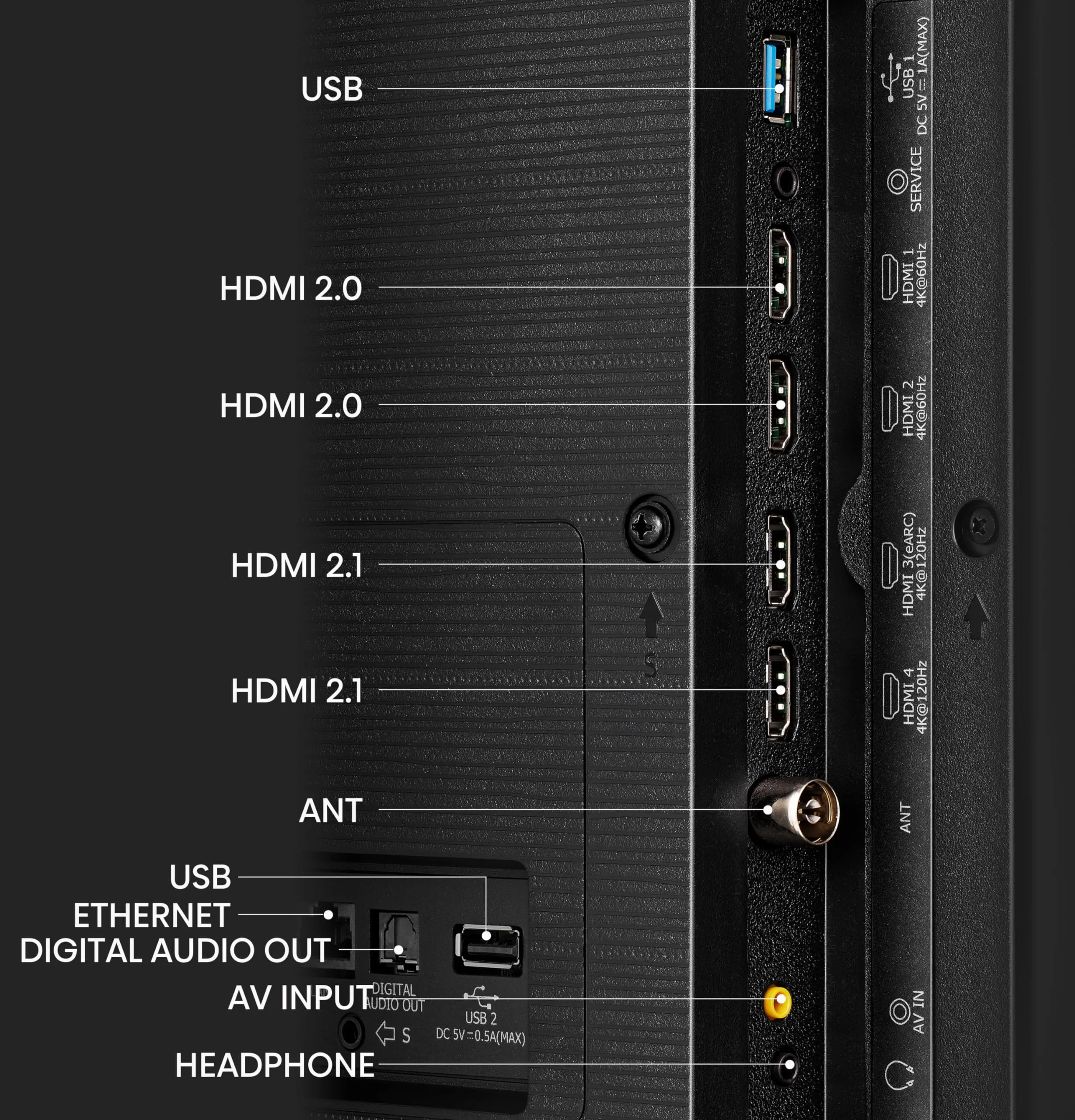 Hisense 189 cm (75 inches) 4K Ultra HD Smart Mini LED TV 75U7K (Black)