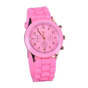 Hot sale relogio feminino Silicone watch women ladies fashion dress quartz-watch wrist Watch