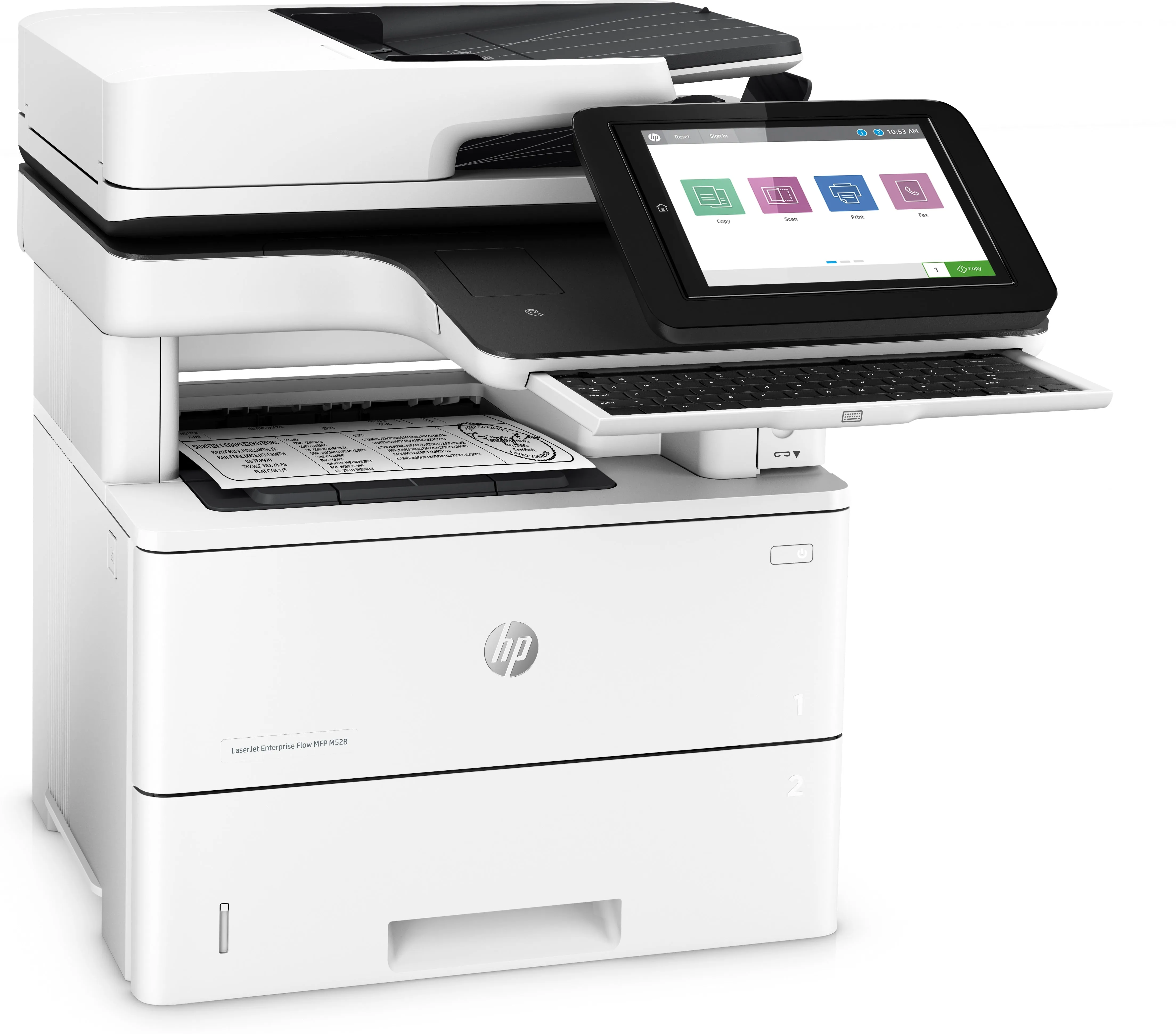 Hp Laserjet Enterprise Flow Mfp M528z - Multifunction Printer - B/W - Laser - Legal (216 X 356 Mm)/A4 (210 X 297 Mm) (Or