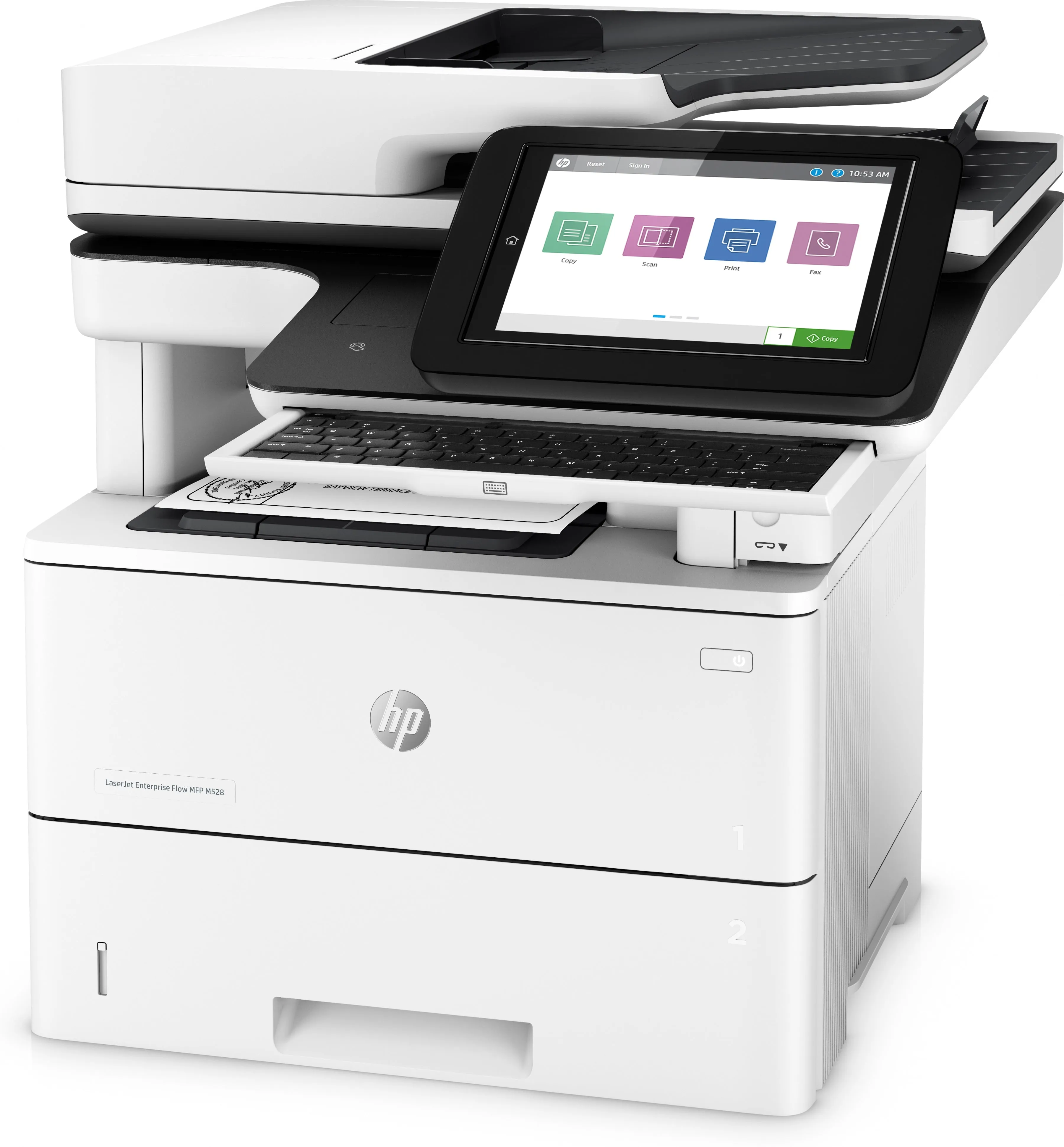 Hp Laserjet Enterprise Flow Mfp M528z - Multifunction Printer - B/W - Laser - Legal (216 X 356 Mm)/A4 (210 X 297 Mm) (Or