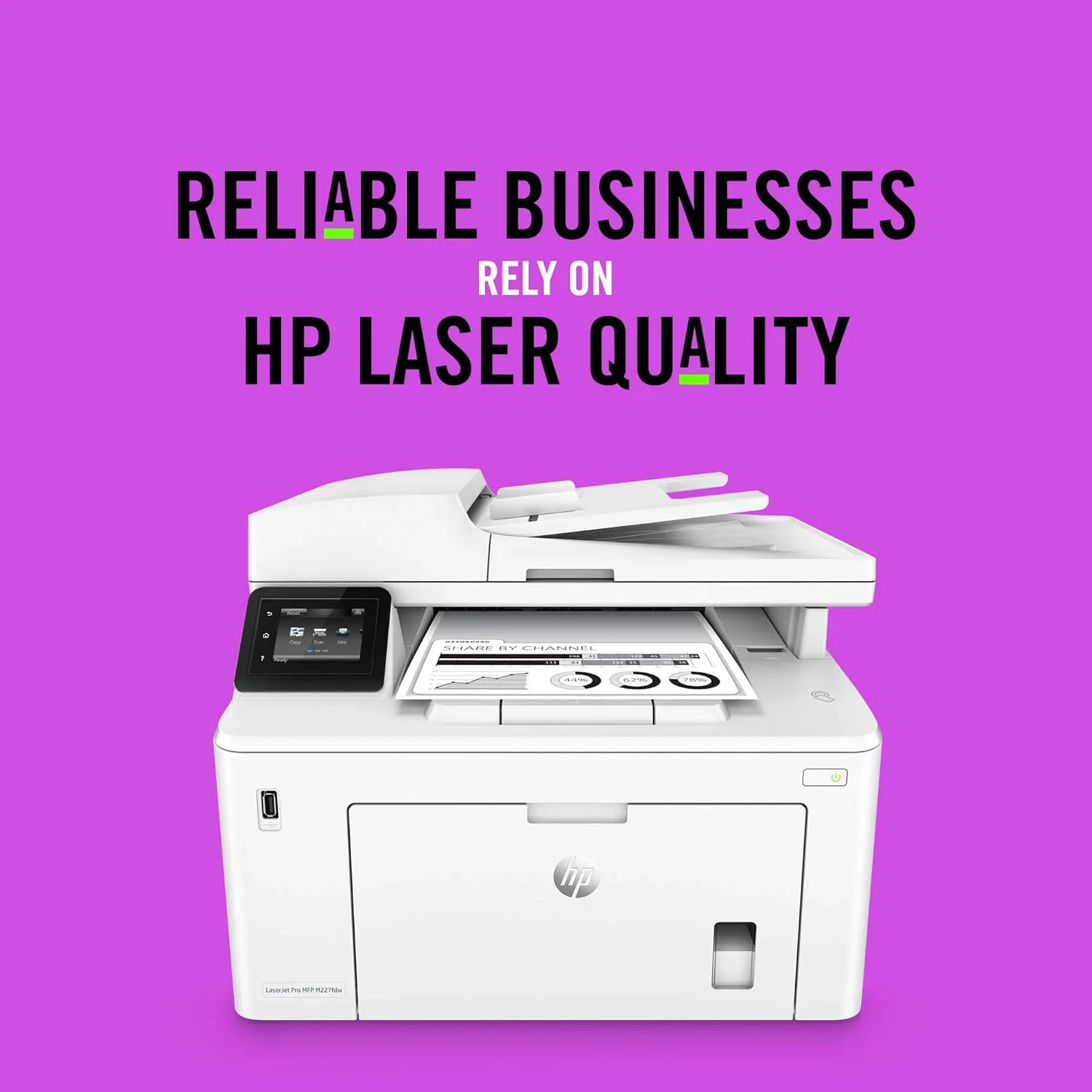 HP LaserJet Pro MFP M227fdw Wireless Monochrome All-in-One Printer