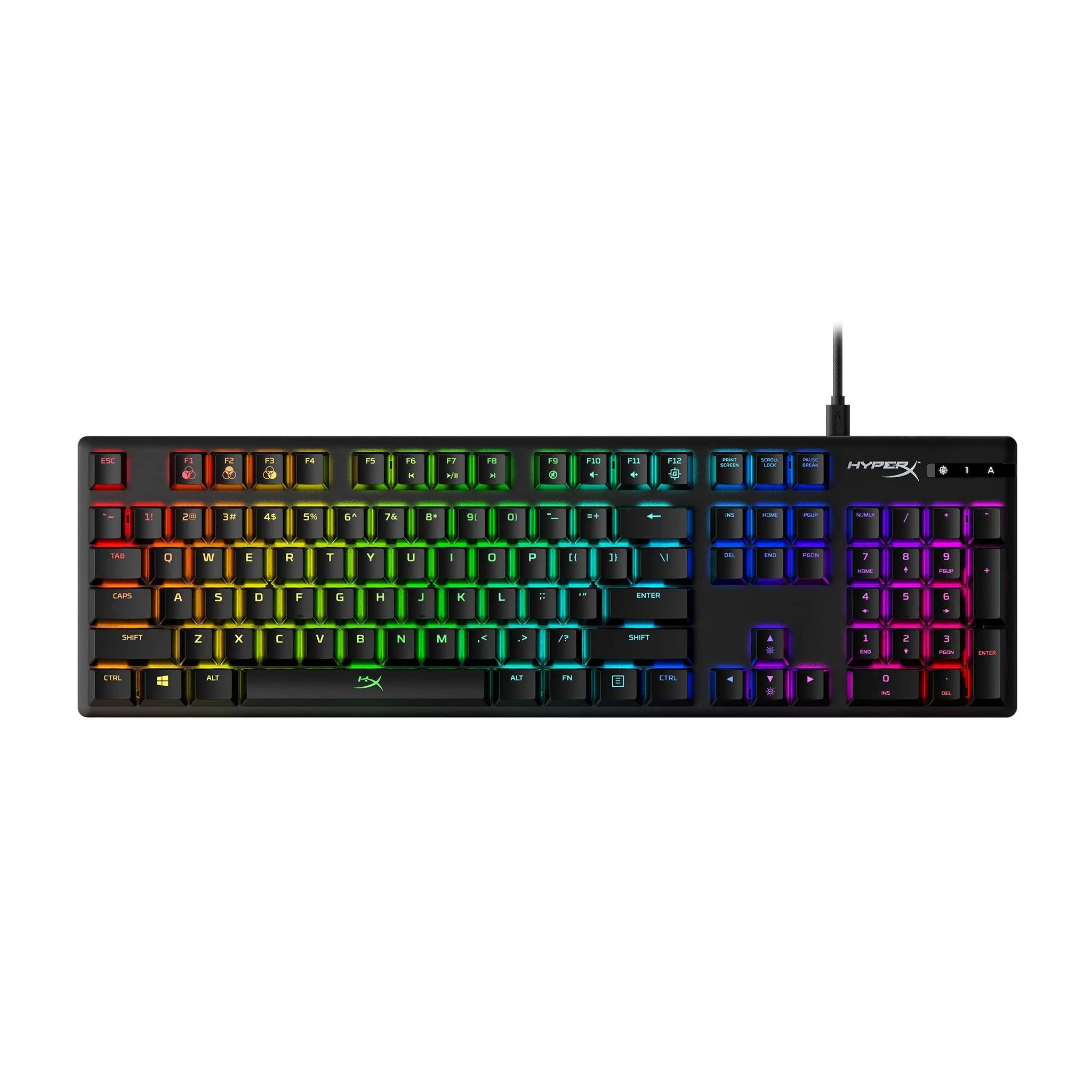 HyperX Alloy Origins RGB Mechanical Gaming Keyboard (Aqua Switches)