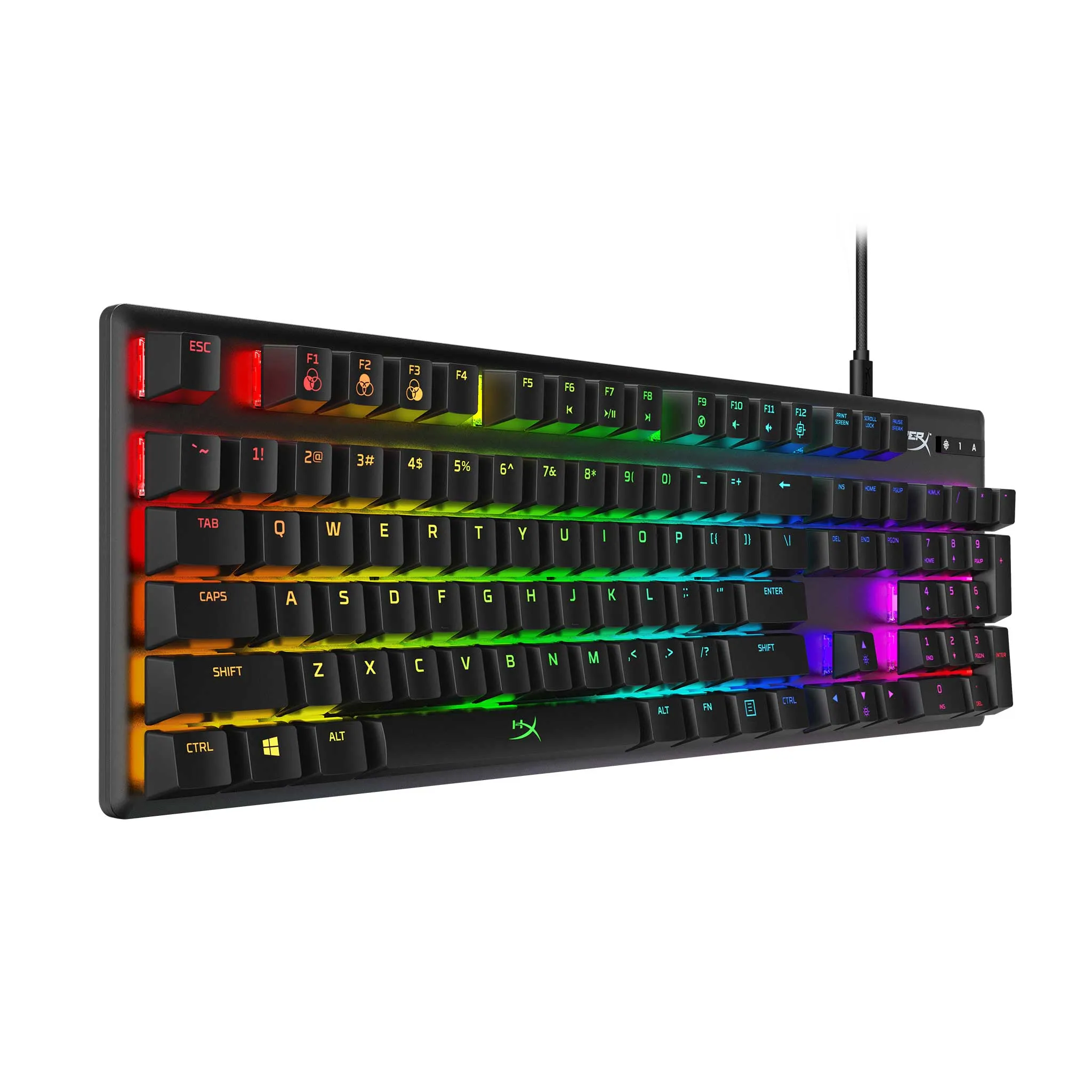 HyperX Alloy Origins RGB Mechanical Gaming Keyboard (Aqua Switches)