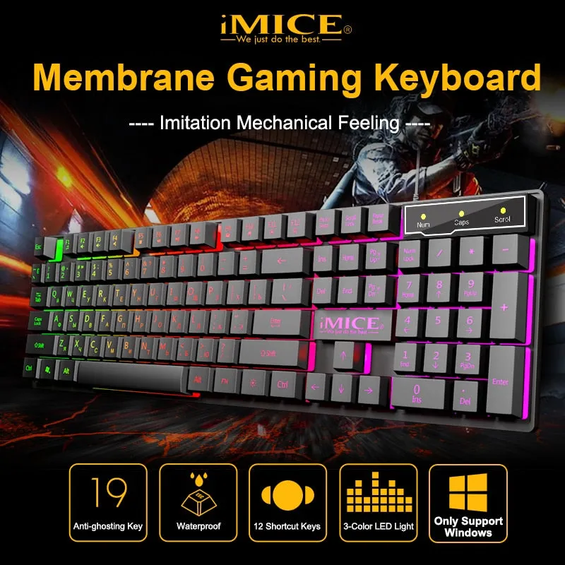 iMice Gaming Keyboard Mechanical