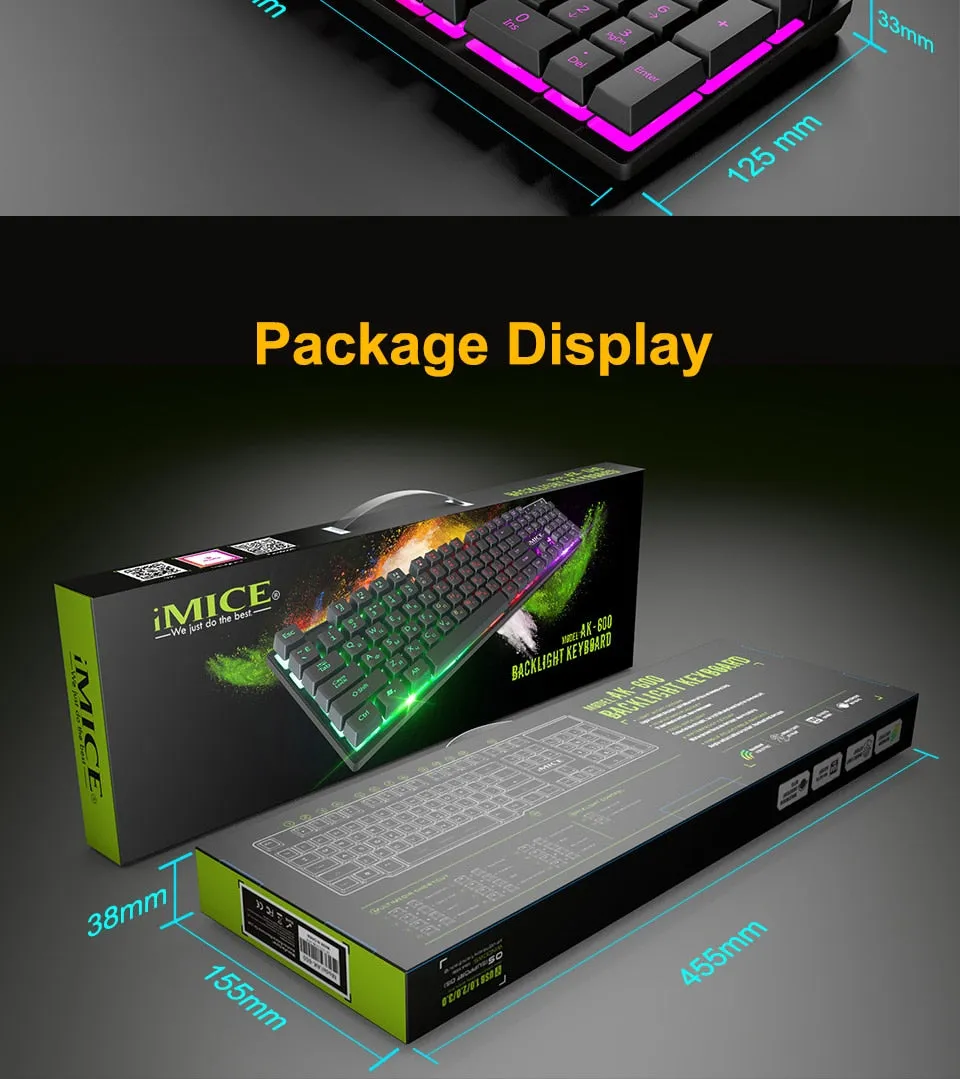 iMice Gaming Keyboard Mechanical