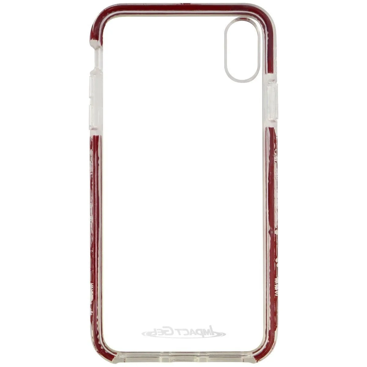 ImpactGel Crusader Lite Series Case for Apple iPhone Xs Max - Red/Clear