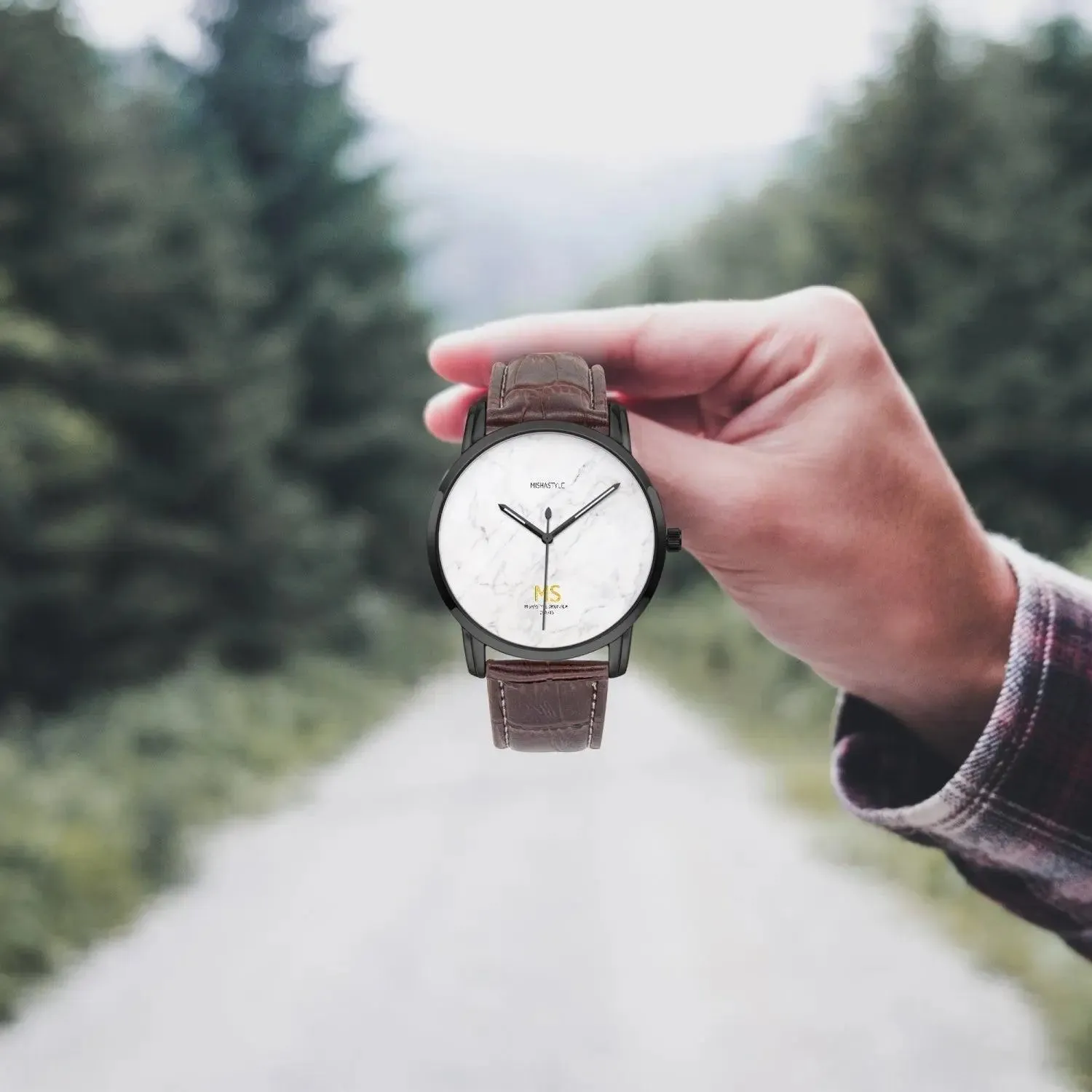 Instafamous Wide Type Quartz watch - Marble