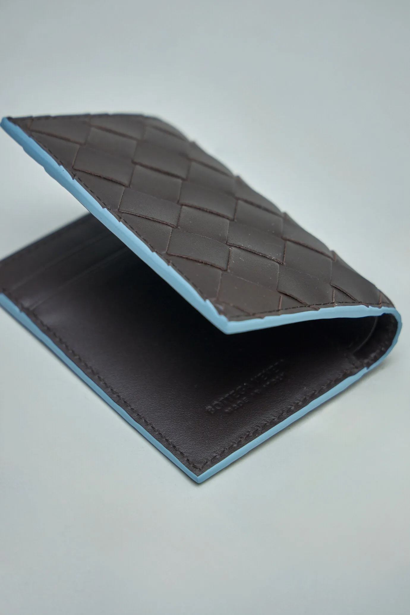 Intrecciato Slim Flap Card Case