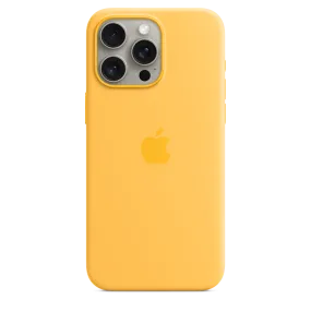 iPhone 15 Pro Max Silicone Case with MagSafe - Sunshine