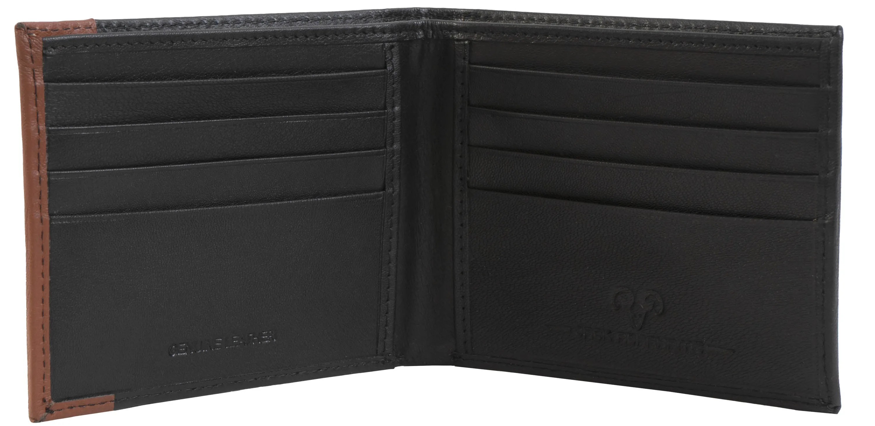 Jack Abrahams Bi-Fold RFID Wallet With ID Window Pocket