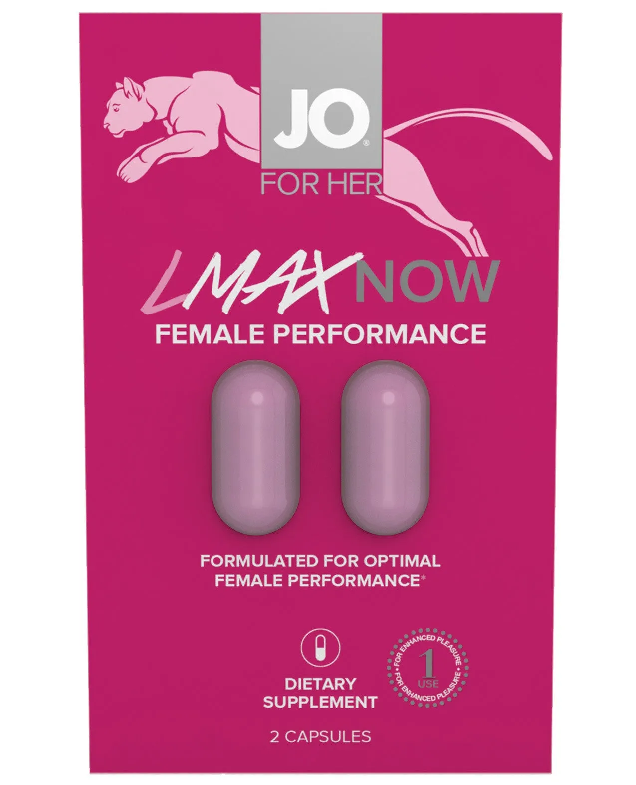 JO LMAX Now for Women's Performance - 1 Capsule Pack of 2