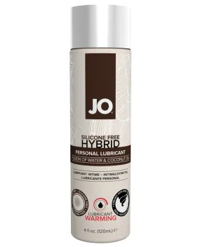 JO Silicone Free Hybrid Warming Lubricant w/Coconut - 4 oz