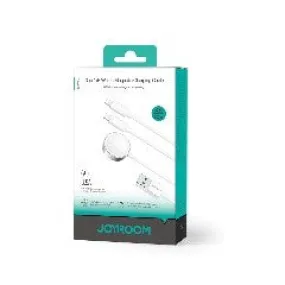 Joyroom 3-In-1 Cable Usb-A Magnetic Charger - Lightning 1.2M - White