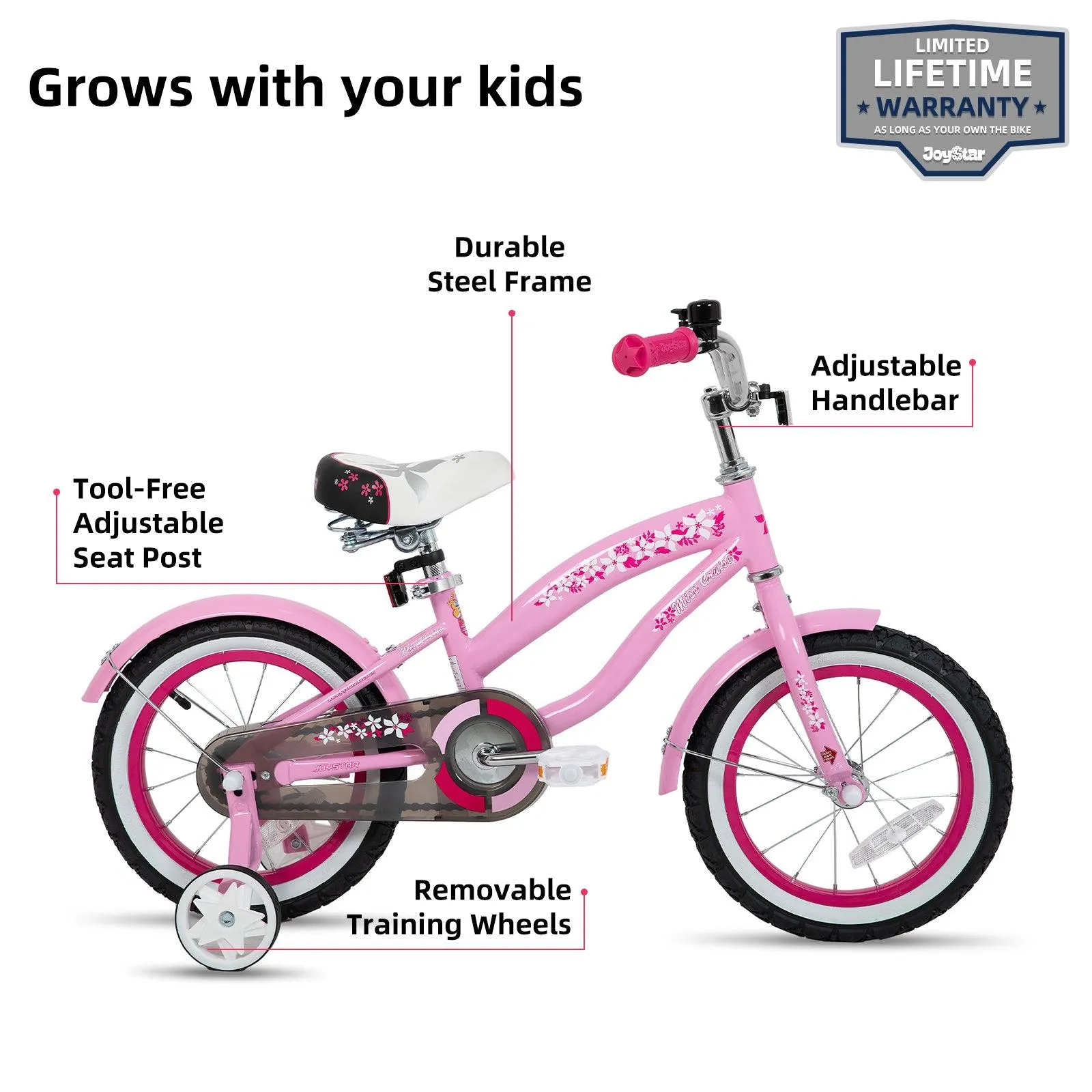 JOYSTAR Miss Cruiser Kids Bike