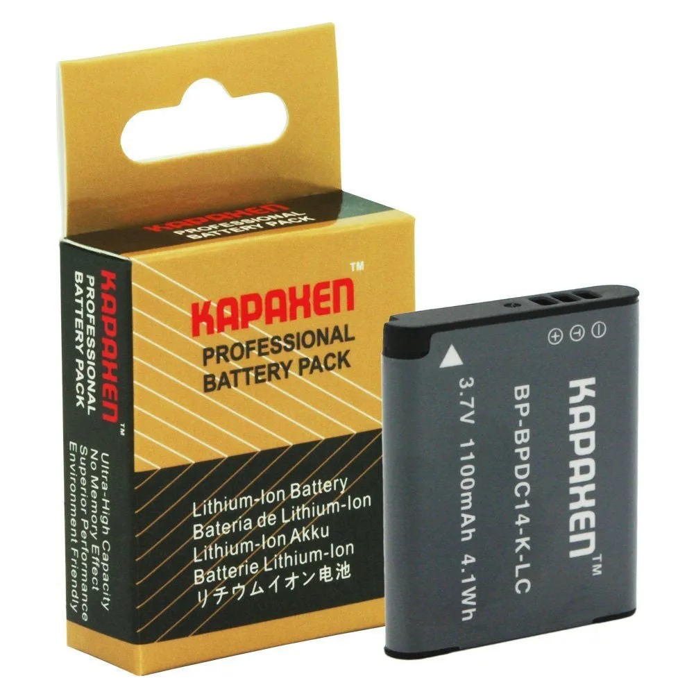 Kapaxen™ Two BP-DC14 Batteries & Charger Kit for Leica C (Type 112) Cameras