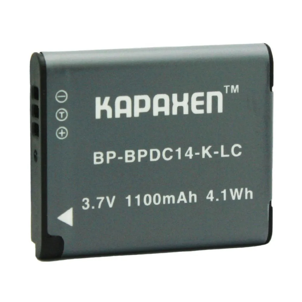 Kapaxen™ Two BP-DC14 Batteries & Charger Kit for Leica C (Type 112) Cameras