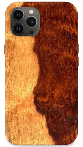 Kerf Select Figured Granadillo Wood Phone Case